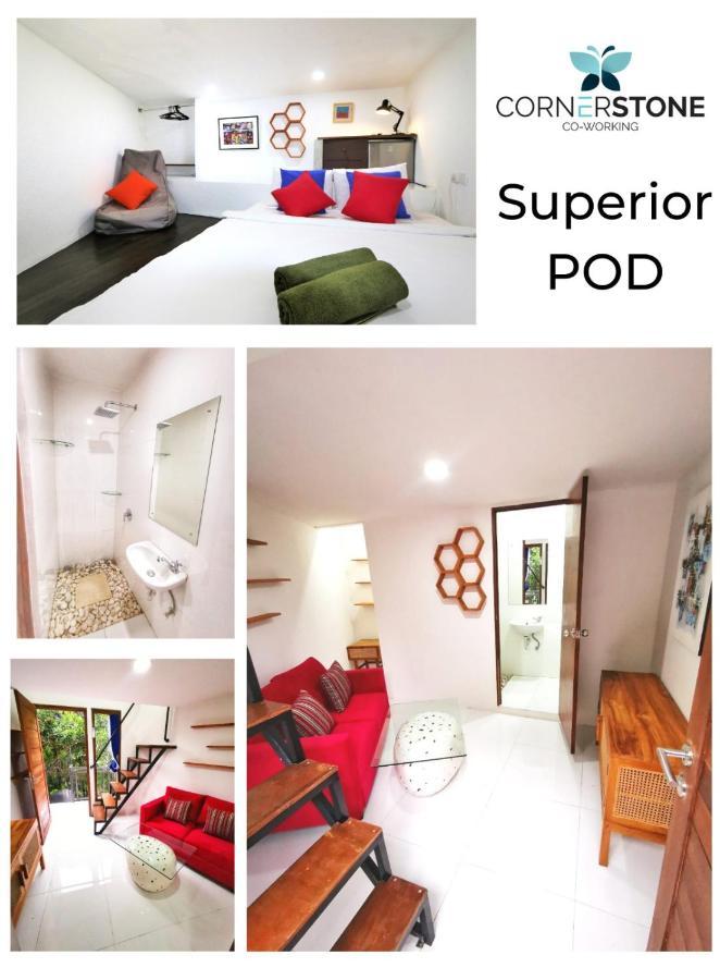 A Pousada Cornerstone Bali Coworking Canggu Exterior foto