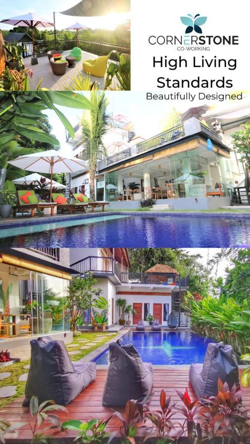 A Pousada Cornerstone Bali Coworking Canggu Exterior foto