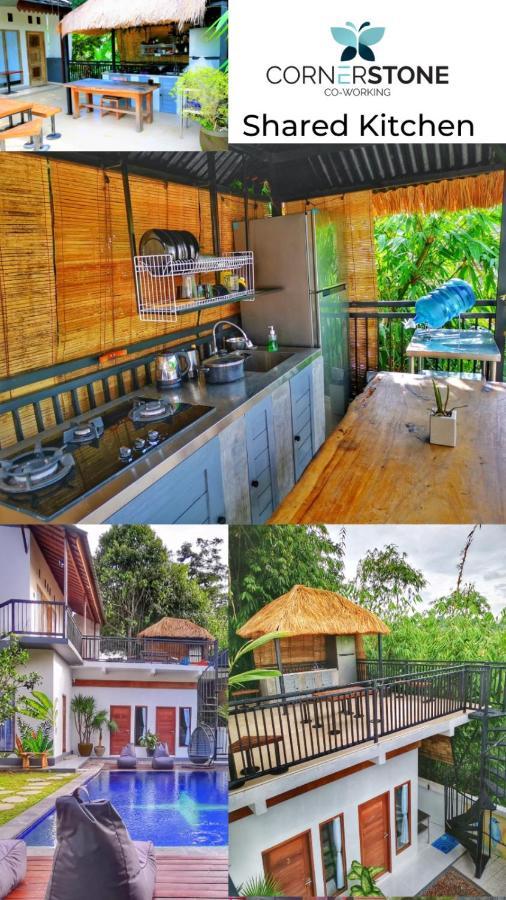 A Pousada Cornerstone Bali Coworking Canggu Exterior foto